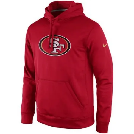 San Francisco 49ers  Practice Performance Pullover Hoodie Scarlet