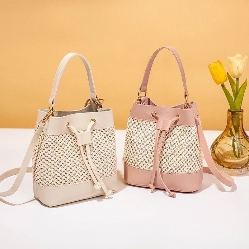 Women’s Small Autumn Pu Leather Fashion Bucket Bag