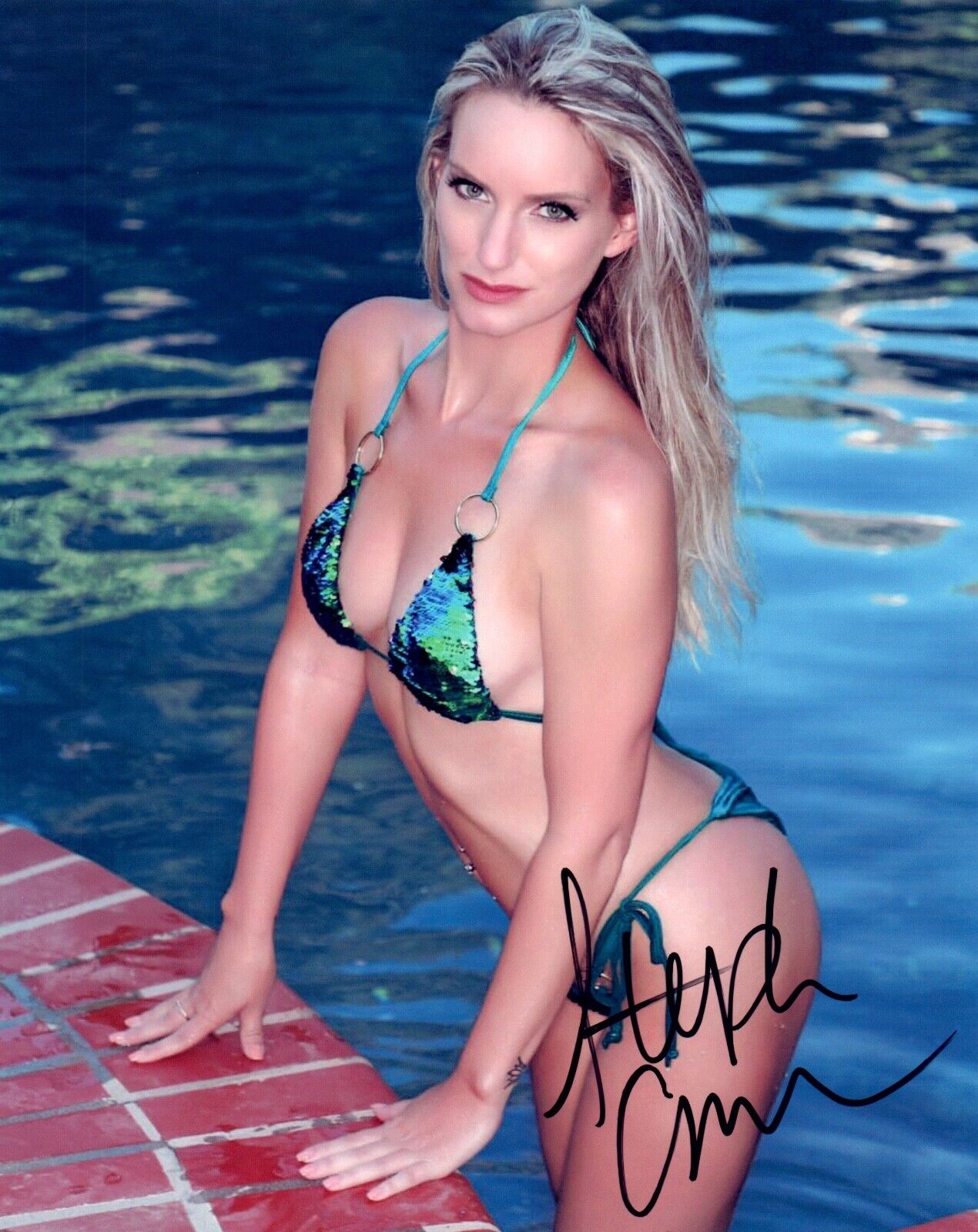 Stephanie Chaney Signed Autographed 8x10 Photo Poster painting Hot Sexy Model COA