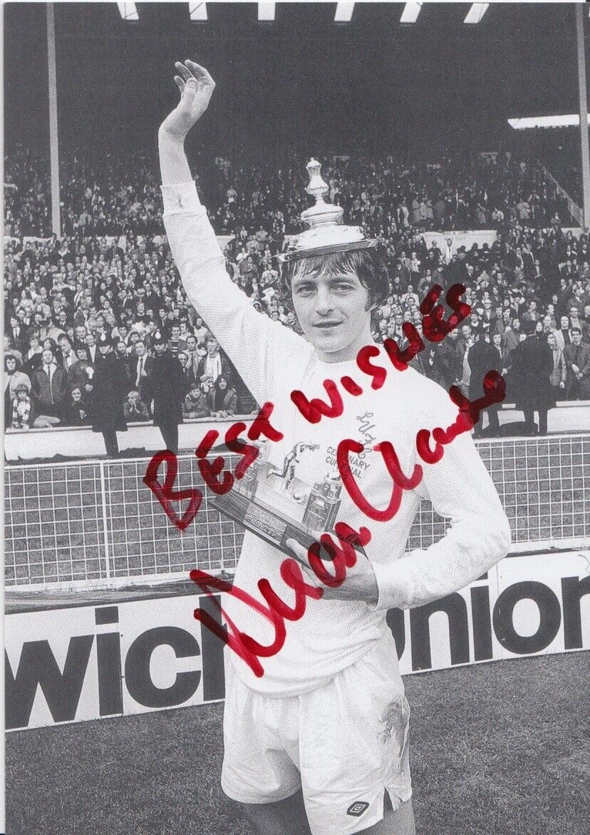 Allan Clarke Hand Signed 6x4 Photo Poster painting - Leeds United Autograph.