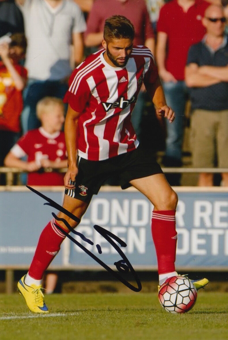 SOUTHAMPTON HAND SIGNED JORDAN TURNBULL 6X4 Photo Poster painting 1.