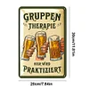 (Multi Style)Wer Bier Trinkt - Metal Tin Signs(8*12Inch) - Bar