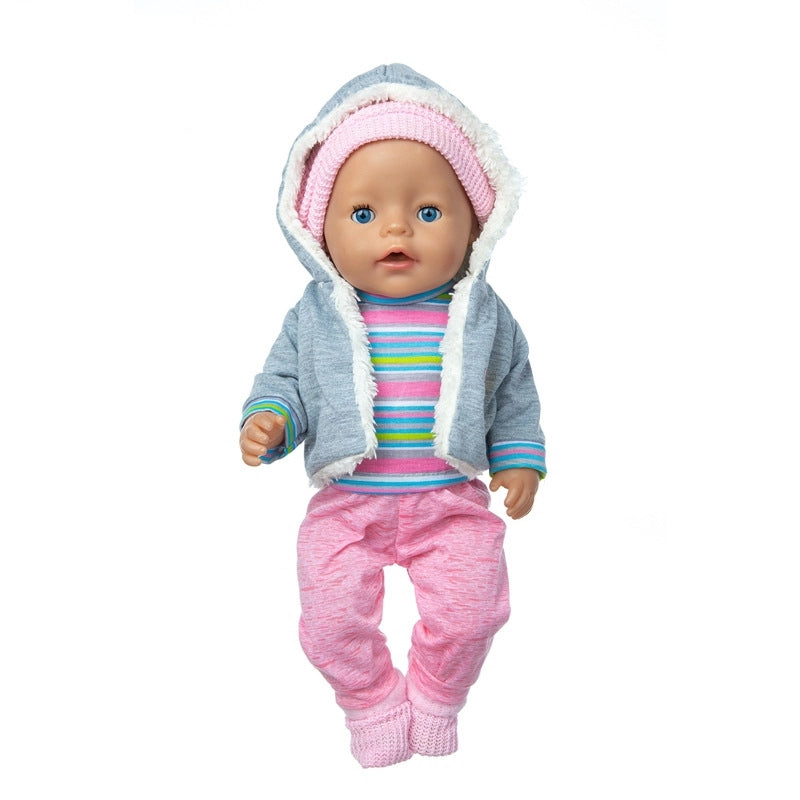 New Winter Plush Sweater Thick Coat American Girl Doll Clothes