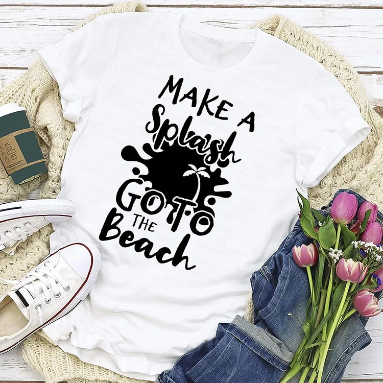 Summer Beach  T-shirt Tee - 02270