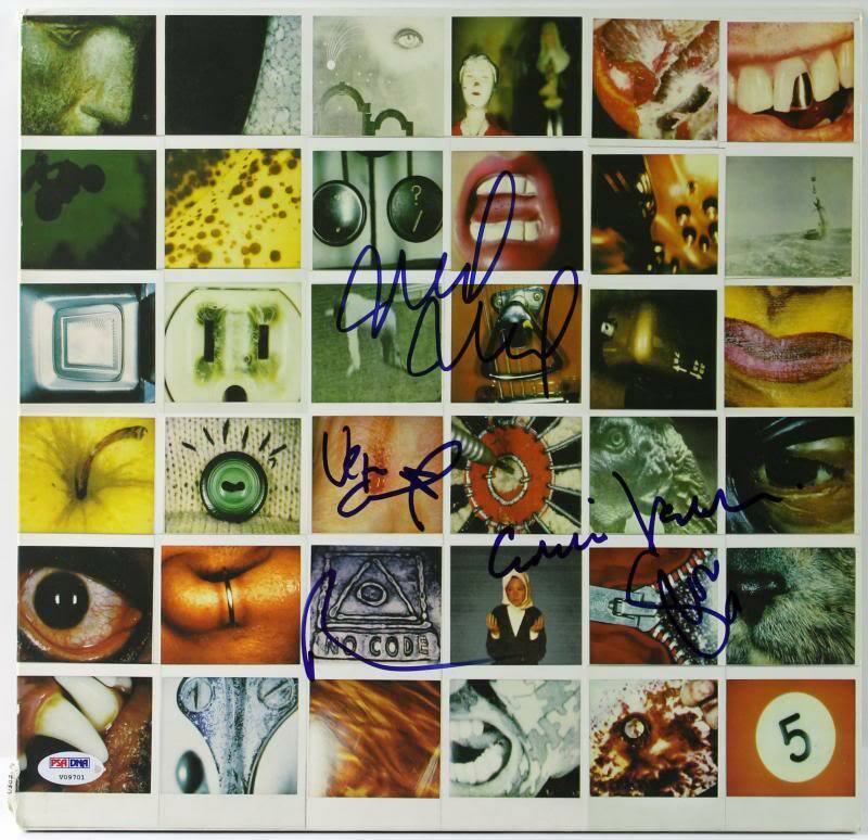 Pearl Jam (5) Vedder, Mccready, Ament, Gossard & Irons Signed Album PSA #V09701