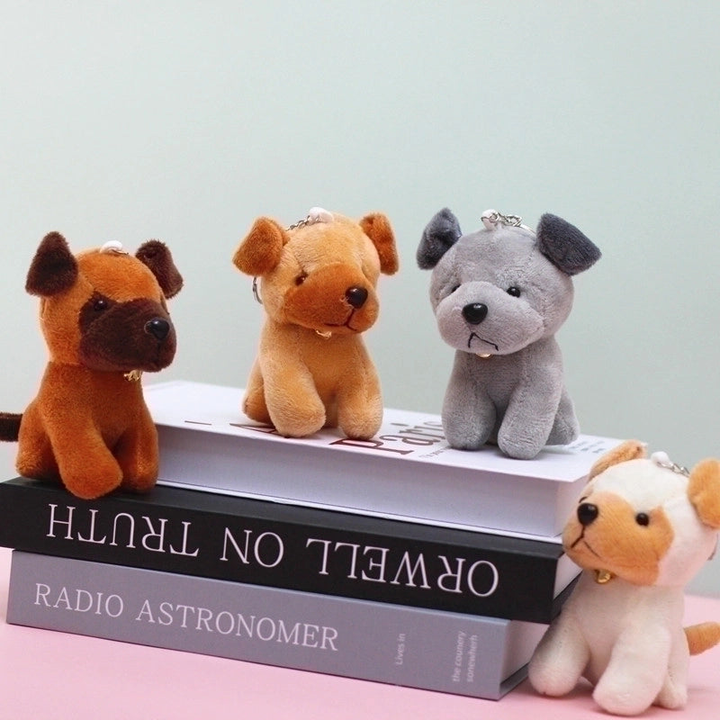 Minimalist Classic Style Dog PP Cotton Keychain