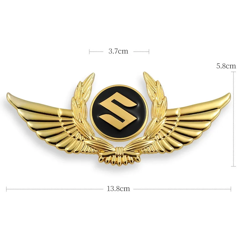 3D car metal badge decorative side label (customized car logo)
