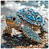 Diamond Painting-DIY Crystal Rhinestonet Sea ​​Turtle