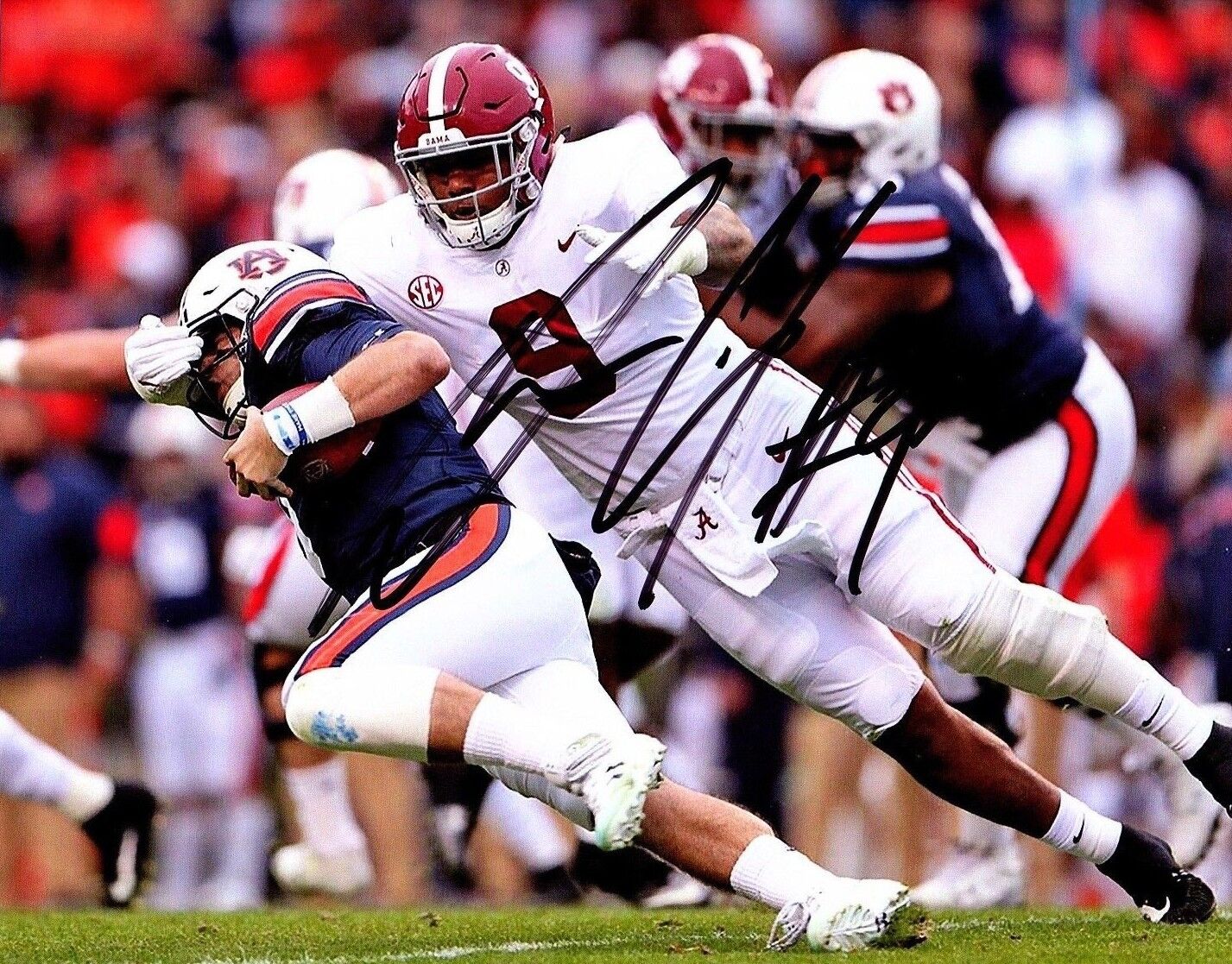 Da'Shawn Hand signed autographed 8x10 Photo Poster painting Alabama Crimson Tide SeniorBowl card