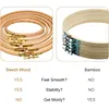 Wood Embroidery Hoop Cross Stitch Hoop Ring for Cross Stitch Sewing Accessories