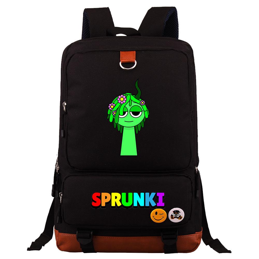 Mayoulove Sprunki Backpack Large Capacity Lightweight Perfect For School And Travel-Mayoulove