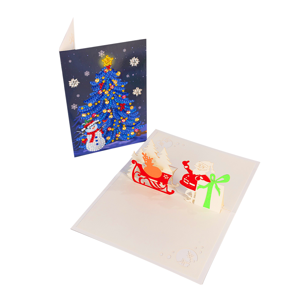 

3D Pop-up Christmas - 5D DIY Craft Greeting Card, 501 Original
