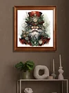 (US Only)Paint By Numbers Kit On Canvas DIY Oil Art Santa Claus Picture Home Decor40x40cm