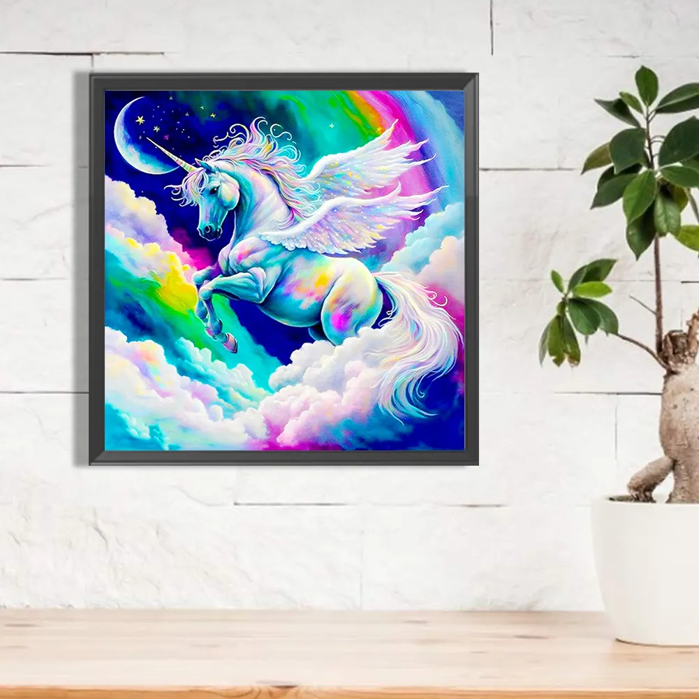 Diamond Painting - Full Round Drill - Unicorn(Canvas|40*40cm)