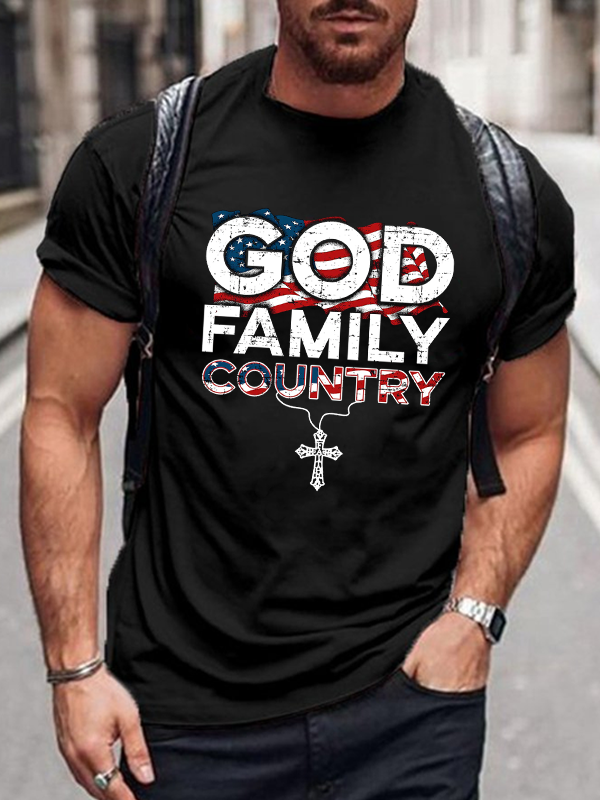 God Family Country Tee