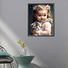 Diamond Painting-5D Full Round Drill  Sweet Girl(40x50cm)
