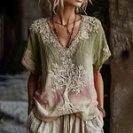 Women's Viking Celtic Knot Art Gradient Shirt - Image 2