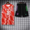 2023/2024 Bayern Munich pre-match training Orange Jersey+Shorts 1:1 Thai Quality