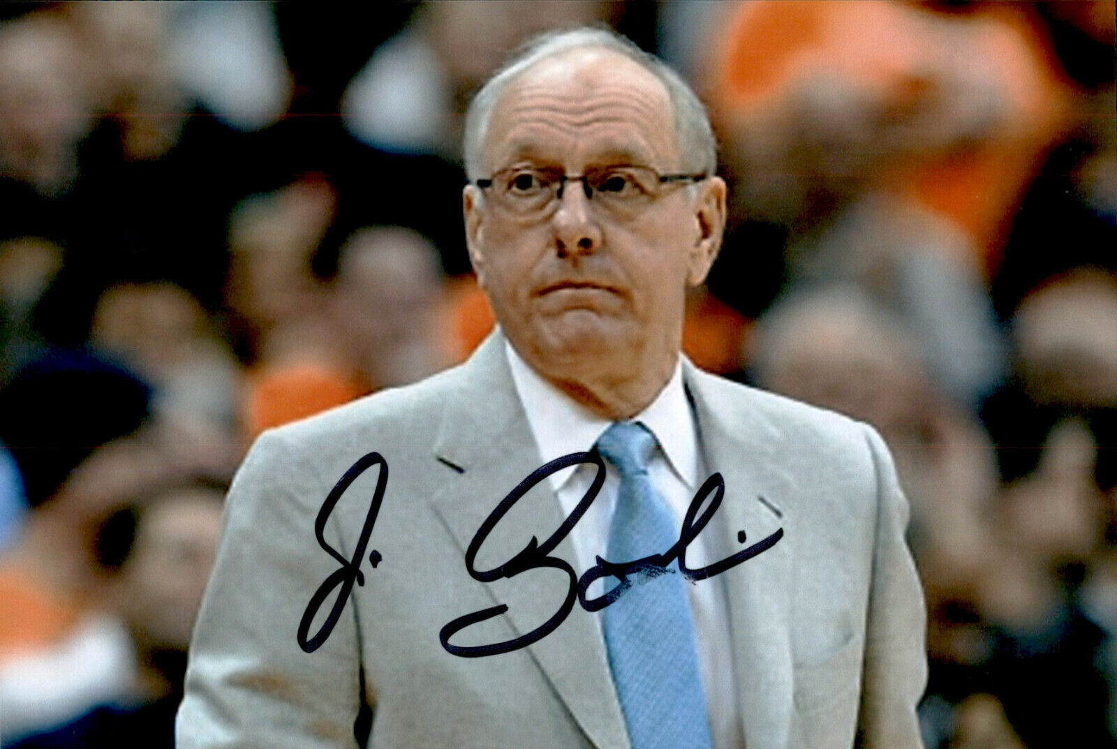 Jim Boeheim SIGNED autographed 4x6 Photo Poster painting SYRACUS ORANGE BASKETBALL COACH #3