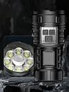 LED Mini Portable Flashlight USB Rechargeable Power Display Emergency Work Light