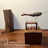 Handcrafted Wooden Wandering Narwhal Automaton