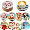 8pcs DIY Diamond Painting Coaster Kit - Christmas