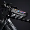 1L EVA Bike Phone Handlebar Bag with Quick Release for Smart Phones 4.7-6.8in