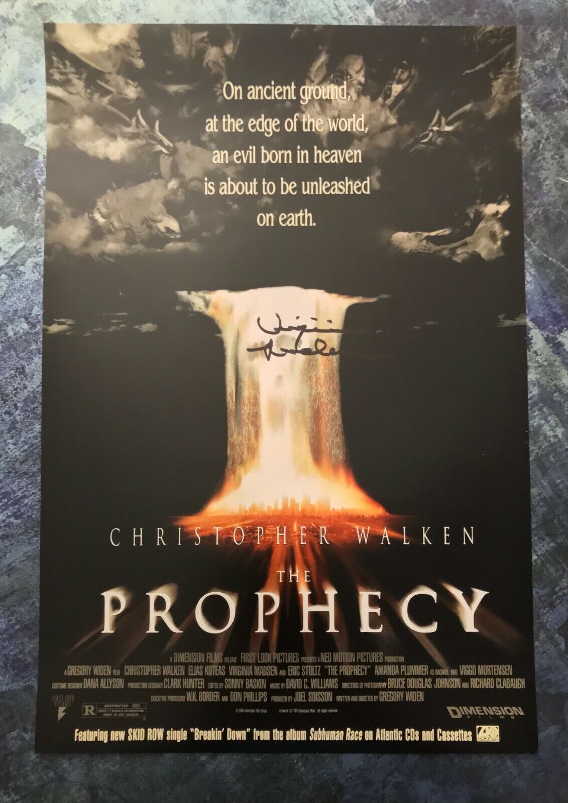 GFA The Prophecy Movie * VIRGINIA MADSEN * Signed 12x18 Photo Poster painting Poster V6 COA