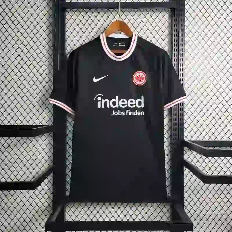 23-24 Frankfurt Black Soccer Jersey Away