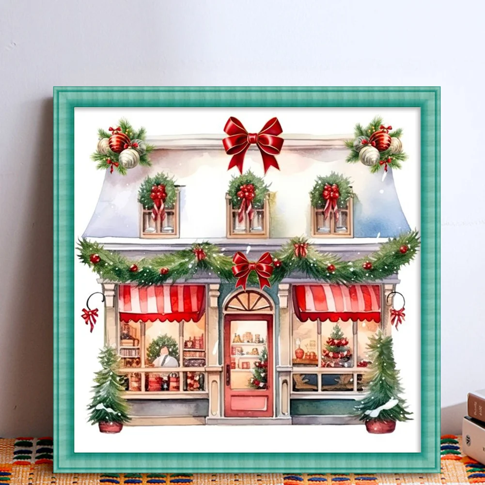 DIY Stamped Cross Stitch 11CT Full Embroidery 50*50cm - Christmas Shop