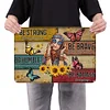 Be Badass Everyday Flower Children - Vintage Metal Signs - 20*30cm/30*40cm - Garden