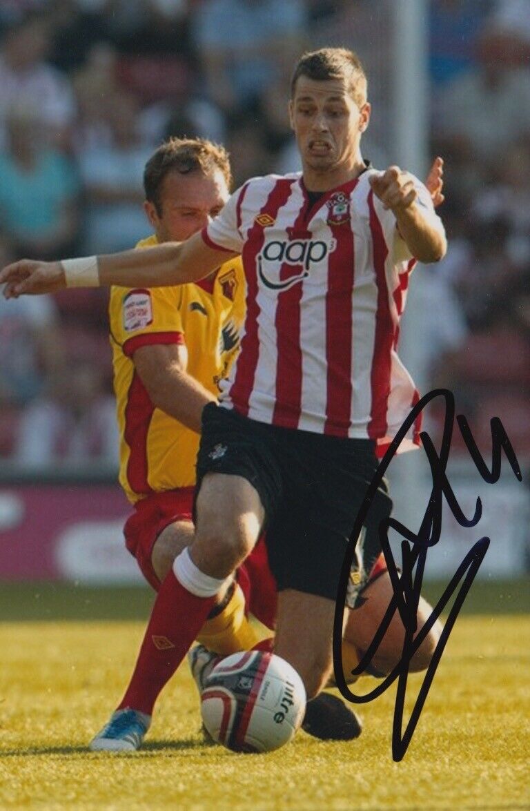 MORGAN SCHNEIDERLIN HAND SIGNED 6X4 Photo Poster painting - FOOTBALL AUTOGRAPH - SOUTHAMPTON 1.