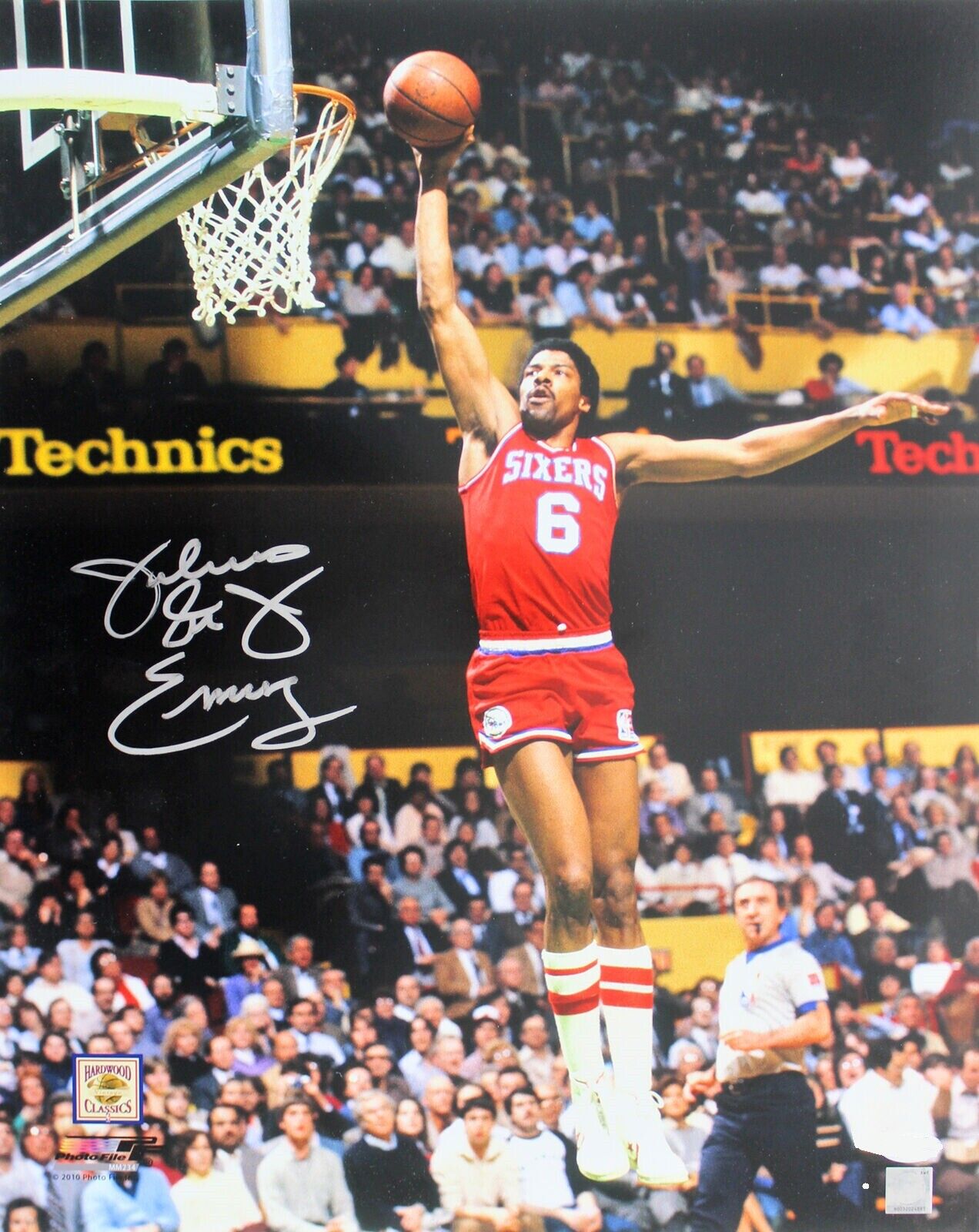 Julius Erving Autographed Signed 8X10 Photo Poster painting 76'ers HOF REPRINT