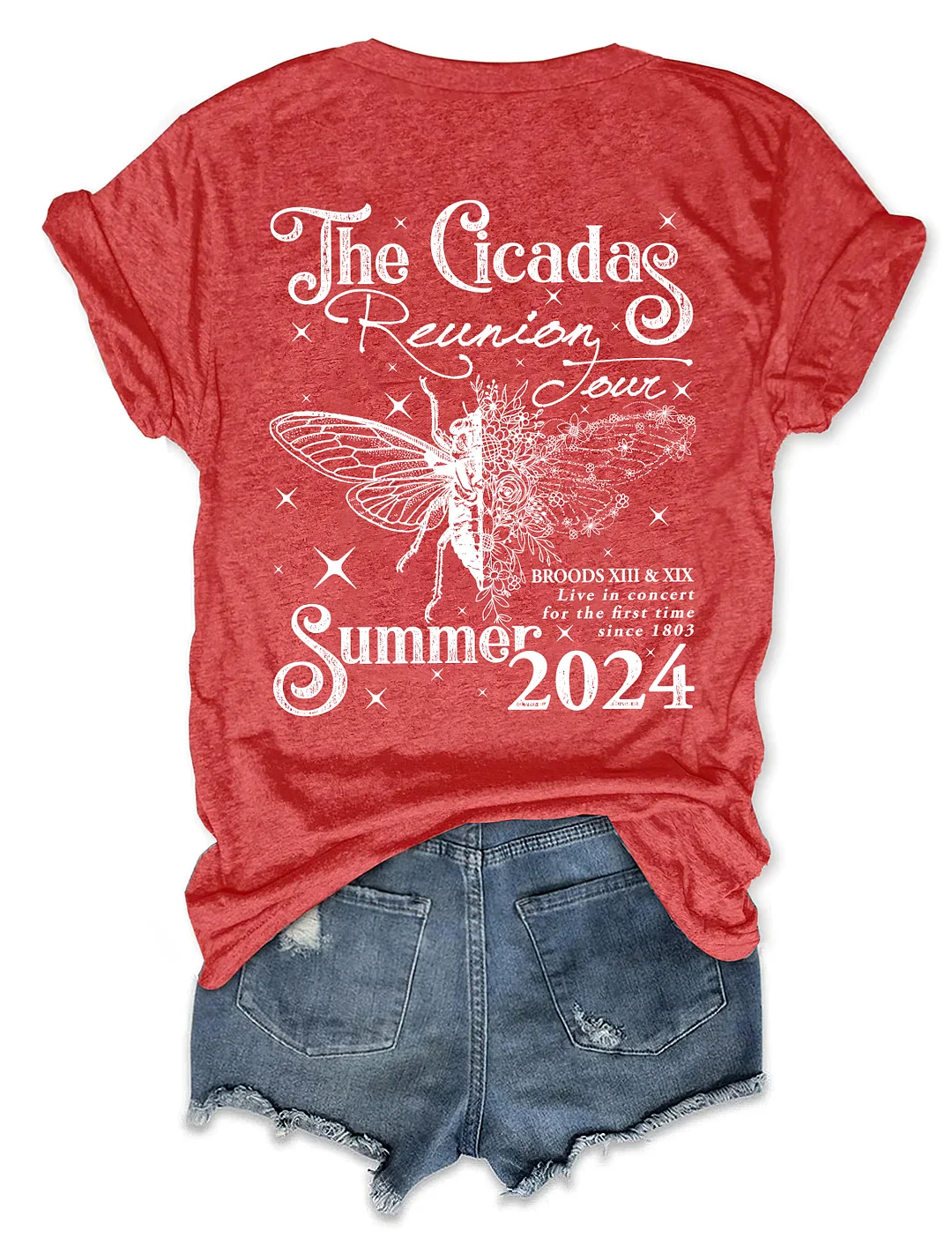 The Cicadas Reunion Summer Tour T-shirt