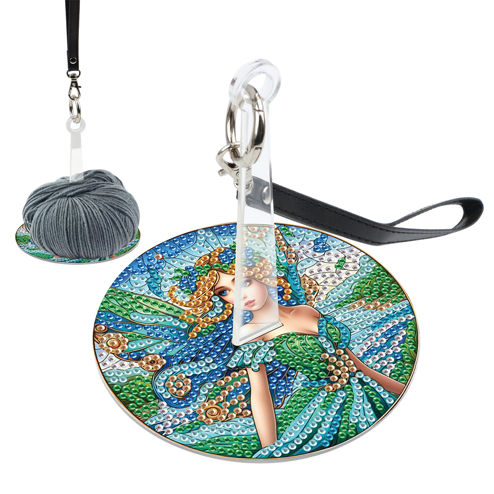 DIY 5D Diamond Painting Kit Wrist Yarn Holder Diamond Art Yarn Holder (Girl)
