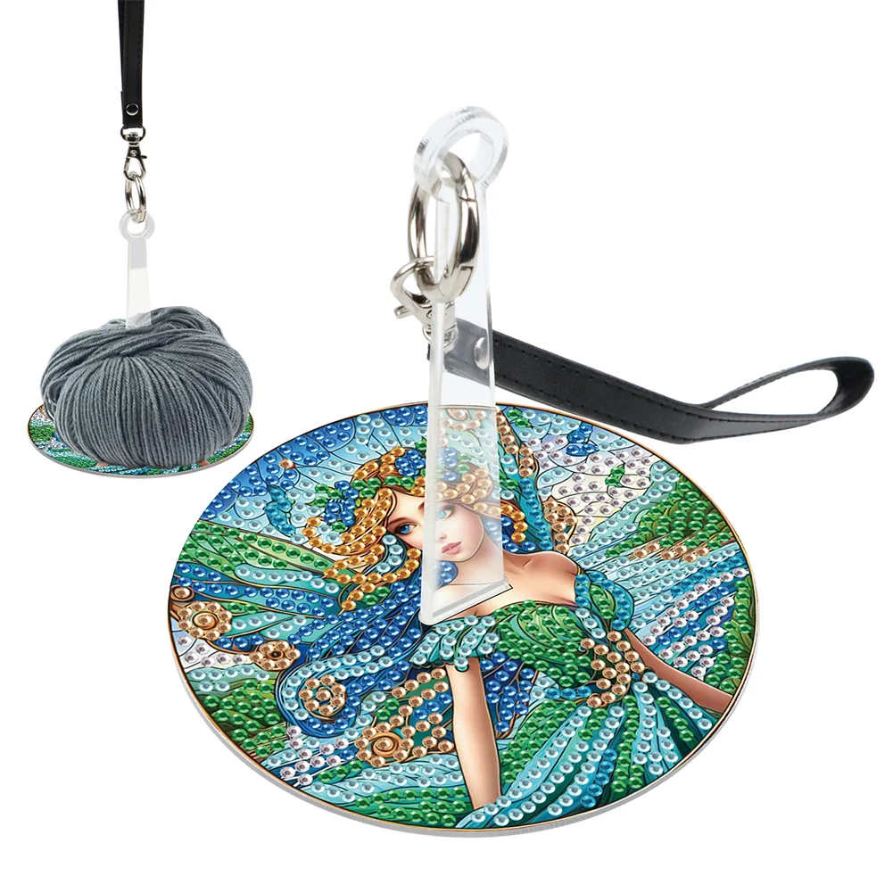 DIY 5D Diamond Painting Kit Wrist Yarn Holder Diamond Art Yarn Holder (Girl)