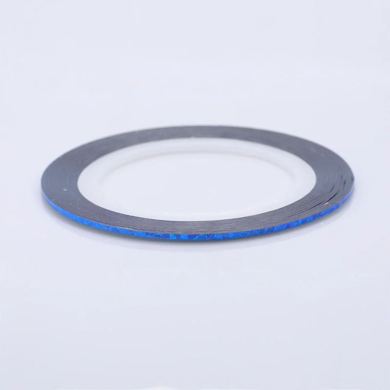 12 Rolls 2mm Matte Glitter Nail Striping Tape Line Rainbow Multi Color Styling Tool Sticker Decal  DIY Decoration-Nail Inspo