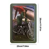 Curved Sexy Pin Up Army and Girl Bike - Vintage Metal Signs(8*12Inch/12*16Inch)-Pin-up-girls
