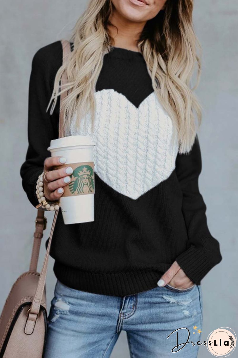 Heart Shaped Sweater (4 Colors)