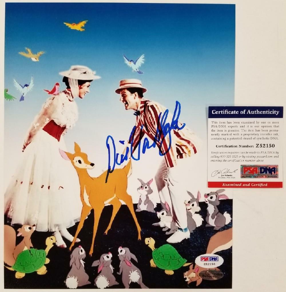 Dick Van Dyke signed Mary Poppins 8x10 Photo Poster painting #3 Autograph ~ PSA/DNA COA