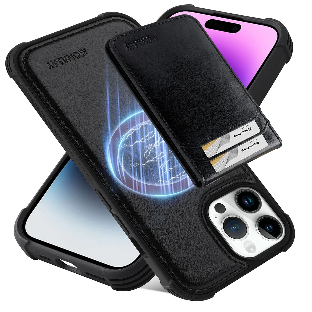 MONASAY Magwallet Case Fit for iPhone 15 Pro Max