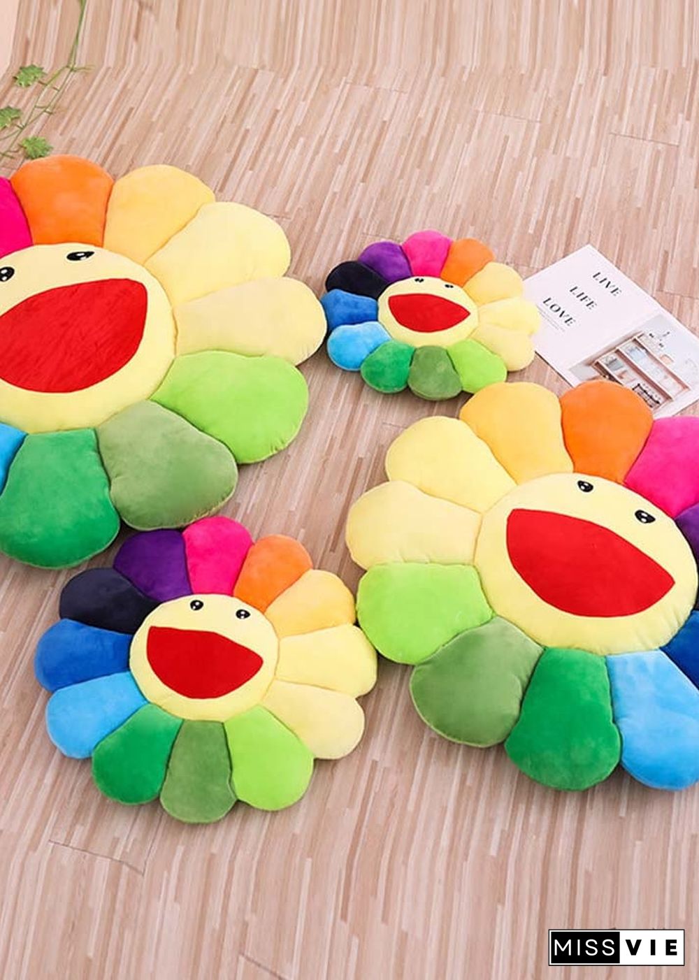 Colorful Flower Pillow