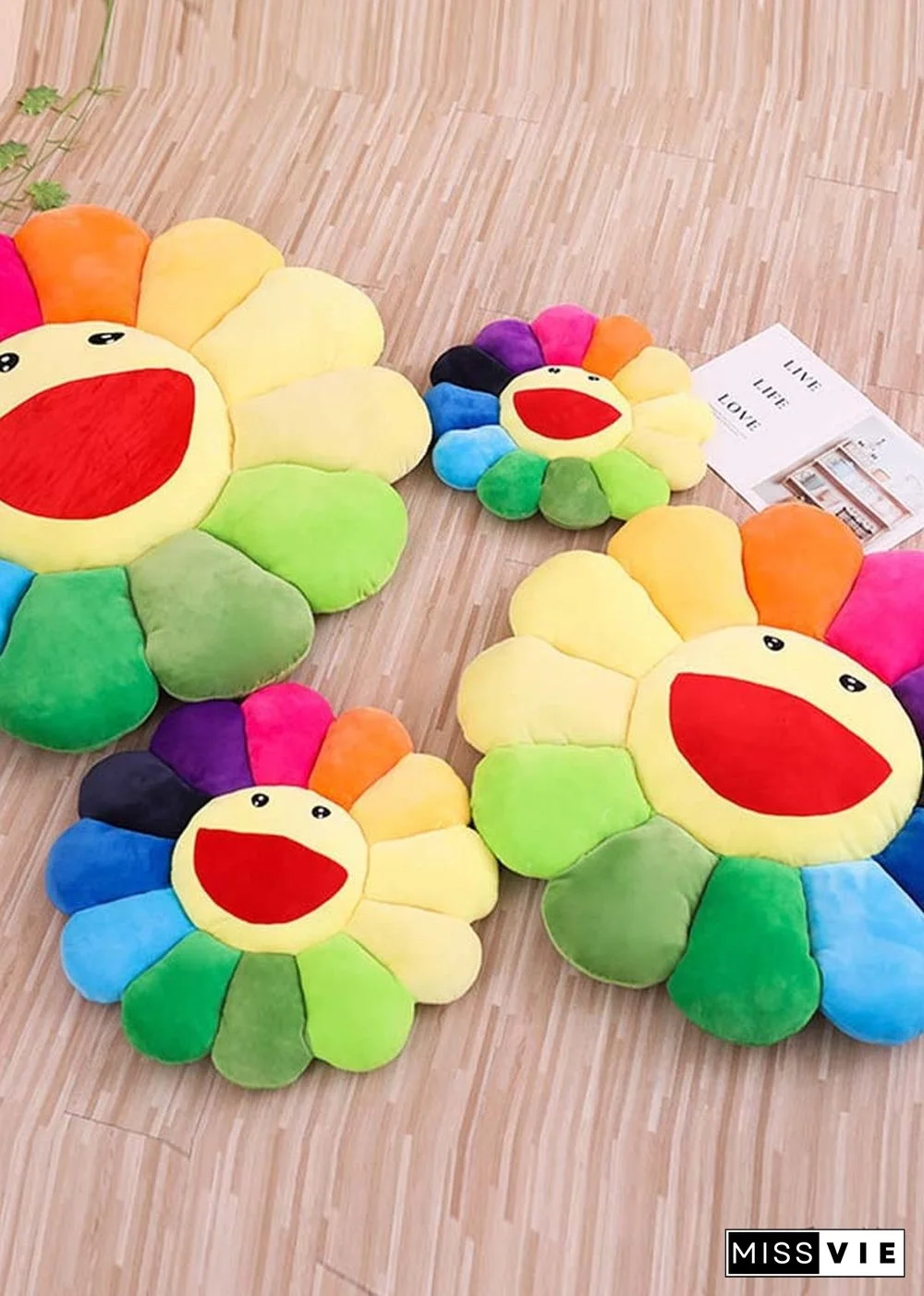 Colorful Flower Pillow