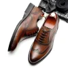 Mens Wingtip Oxfords Shoes Wedding
