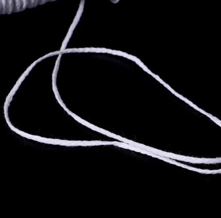 61m Environmental Spool of Cotton Braid Candle Wick Core For Birthday Candles Non-smoke DIY Oil Lamps Candle Making Supplies