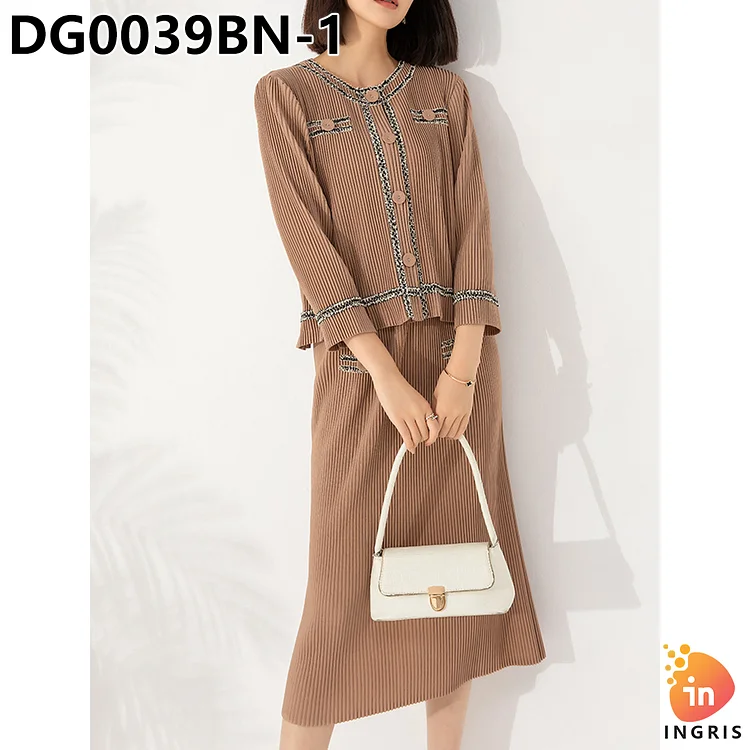 Two-Piece clothing Asymmetrical shirt Blouses Pencil pants Women'S Casual suit Dress-DG0039BN