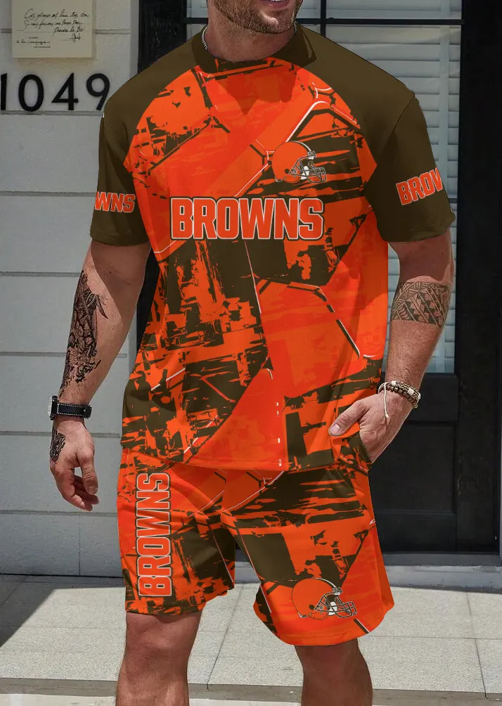 Cleveland Browns Limited Edition Top And Shorts Two-Piece Suits