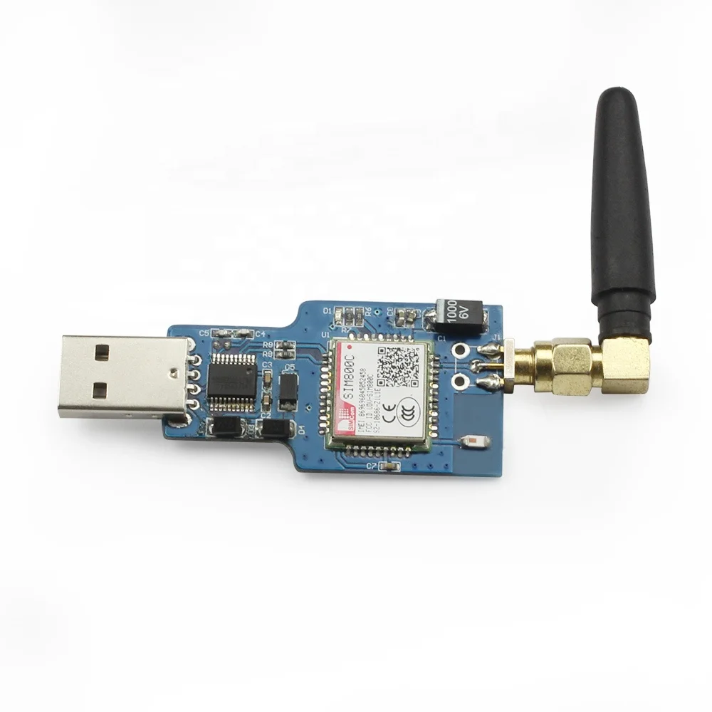 Computer Control Call Serial Port Quad Band Gsm Module with BLE SIM800C GSM GPRS Module USB to GSM