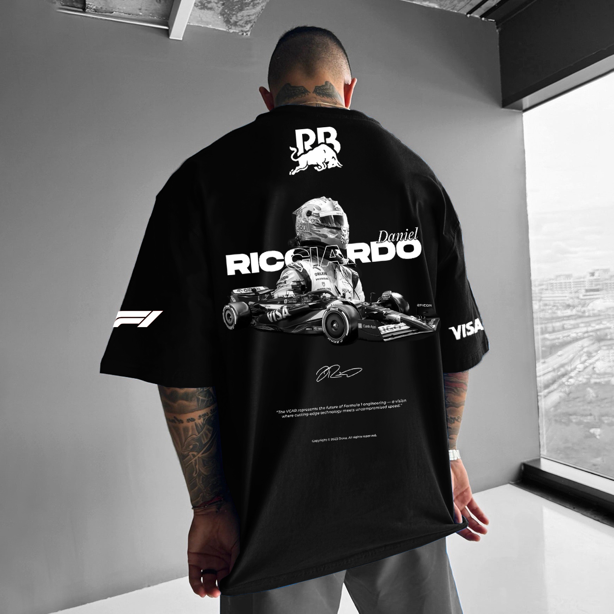  Formula 1 Racing Graphic T-Shirt for Sports Enthusiasts