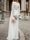 Wet Look Lacy Long Sleeves Maxi Dress